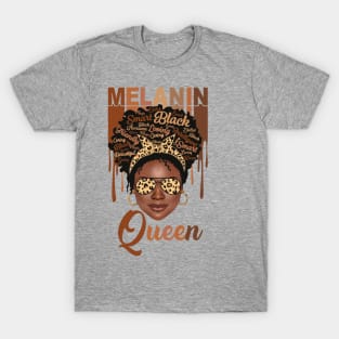 Melanin Magic, Black girl magic, black queen T-Shirt